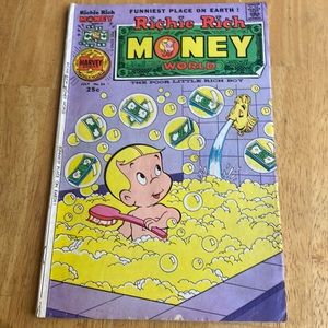 RICHIE RICH MONEY WORLD #24 Harvey Comics - 1976